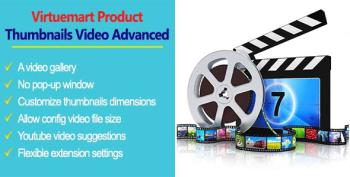 Virtuemart Product Thumbnails Video Advanced